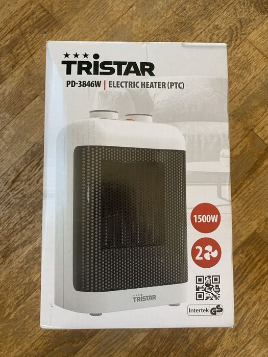 Керамічний термовентилятор PD-3846W 1500 Вт білий Tristar