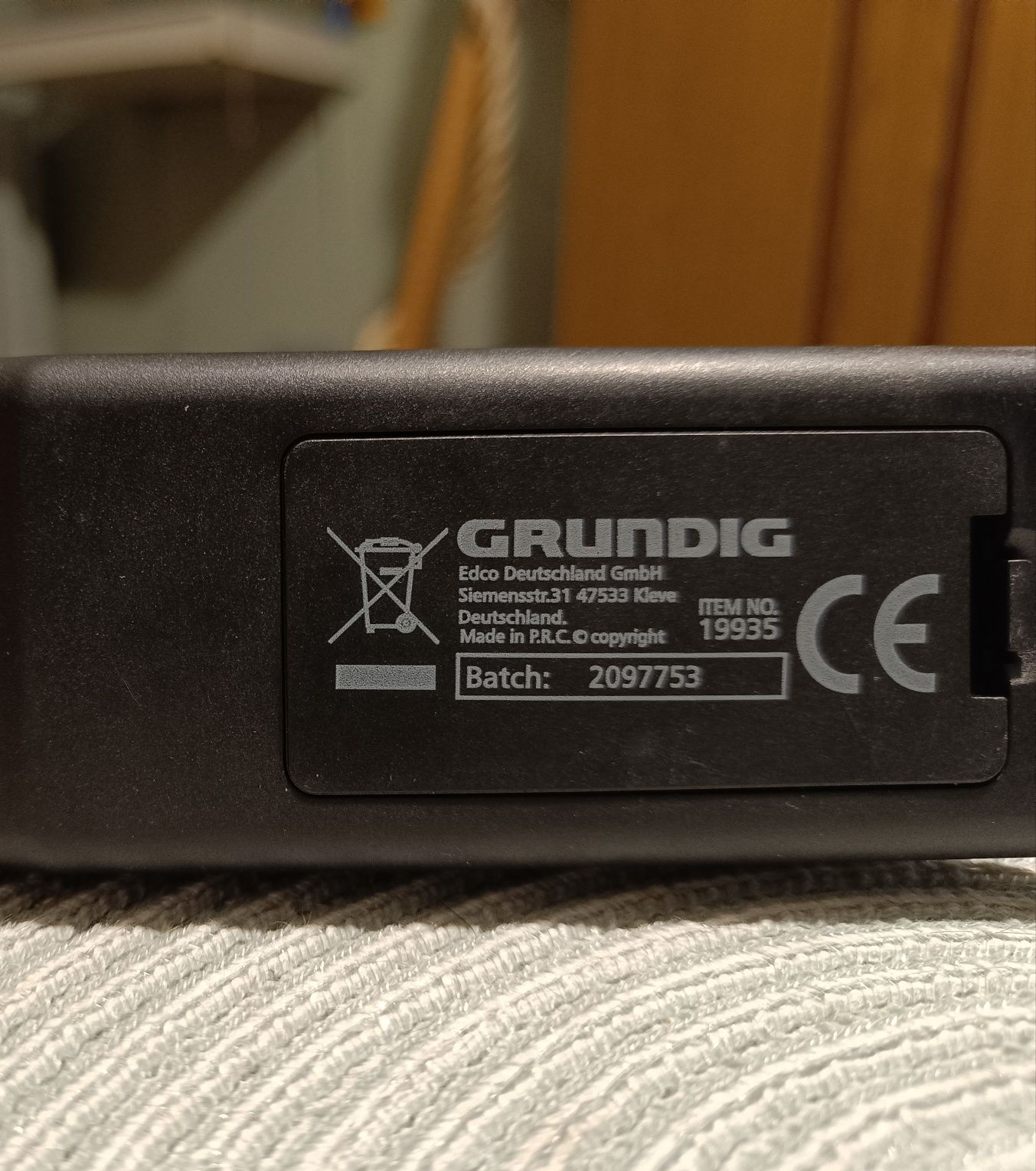 Pilot Grundig TV