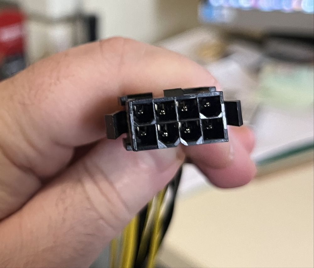 GPU 8 pin to 2x 6+2 pin PCI-e переходник питания для видеокарт