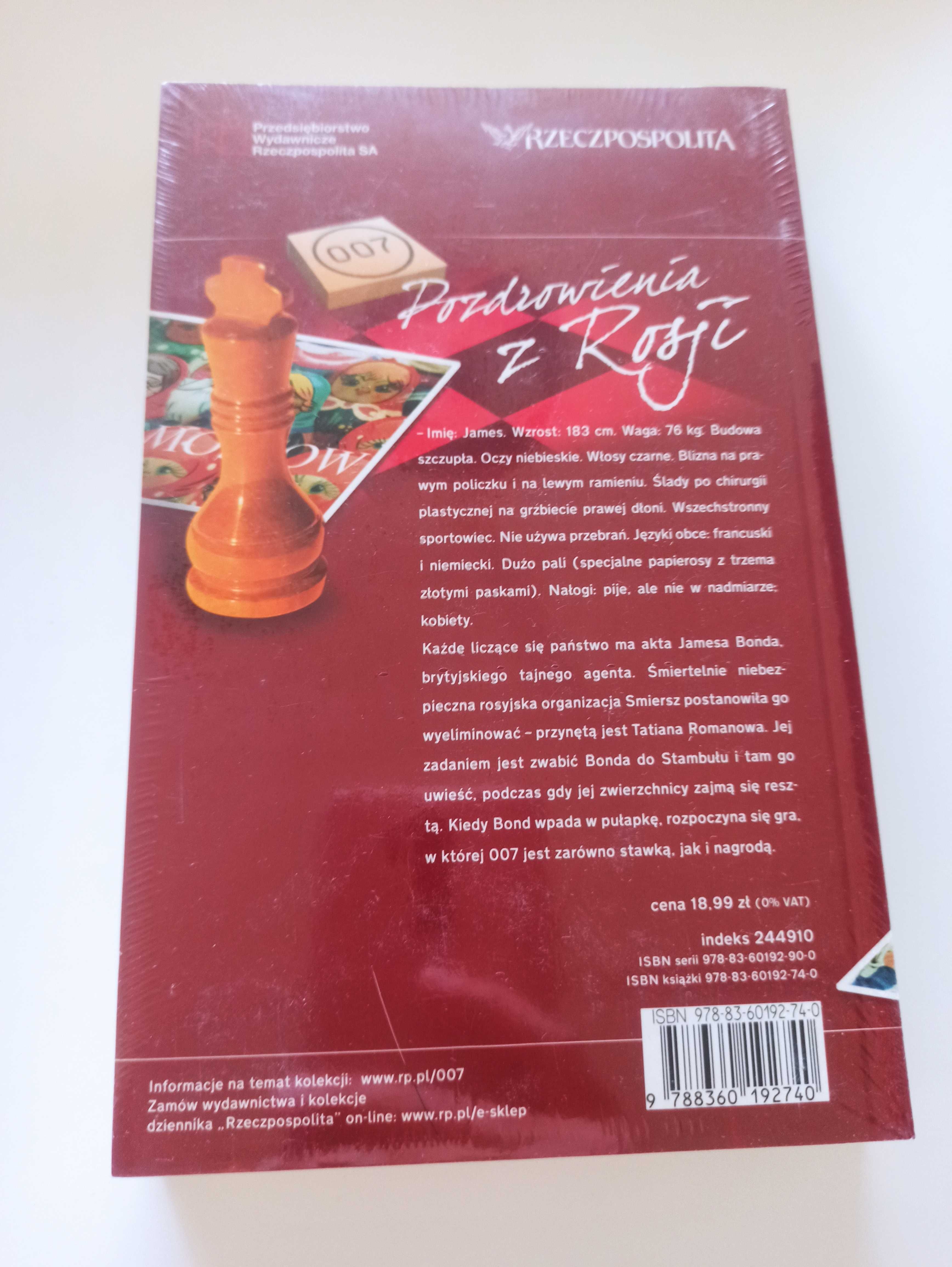 Ian Fleming "Pozdrowienia z Rosji" nowa książka James Bond