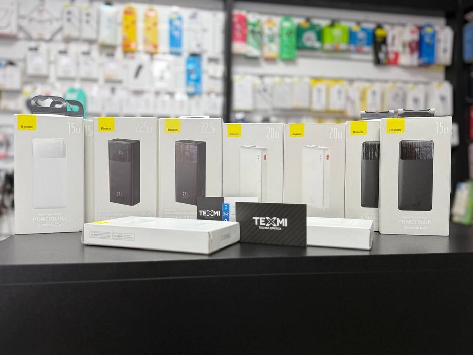 Нові! Зовнішній акумулятор Power Bank Baseus 10000,20000,30000mAh