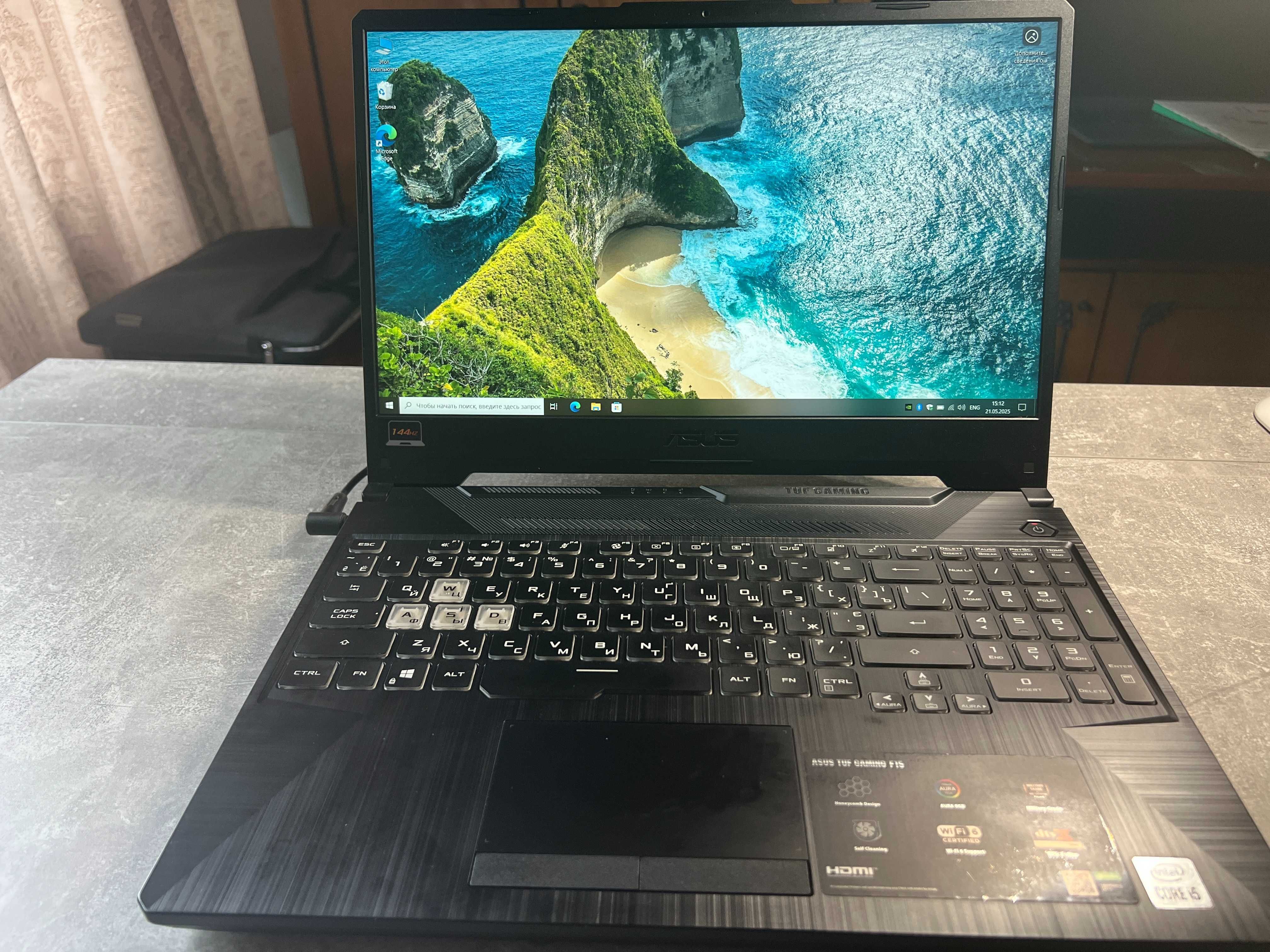 Ігровий ноутбук ASUS TUF Gaming F15 FX506LHB_ NVIDIA GeForce GTX 1650