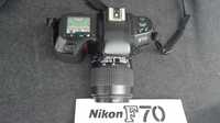 Vendo máquina fotográfica Nikon F70, Câmara SLR, foco automático 35mm