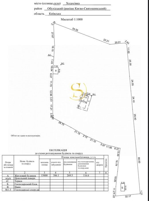 Продаж ділянки 1,5 Га, Ходосівка, сосни, під котеджне містечко