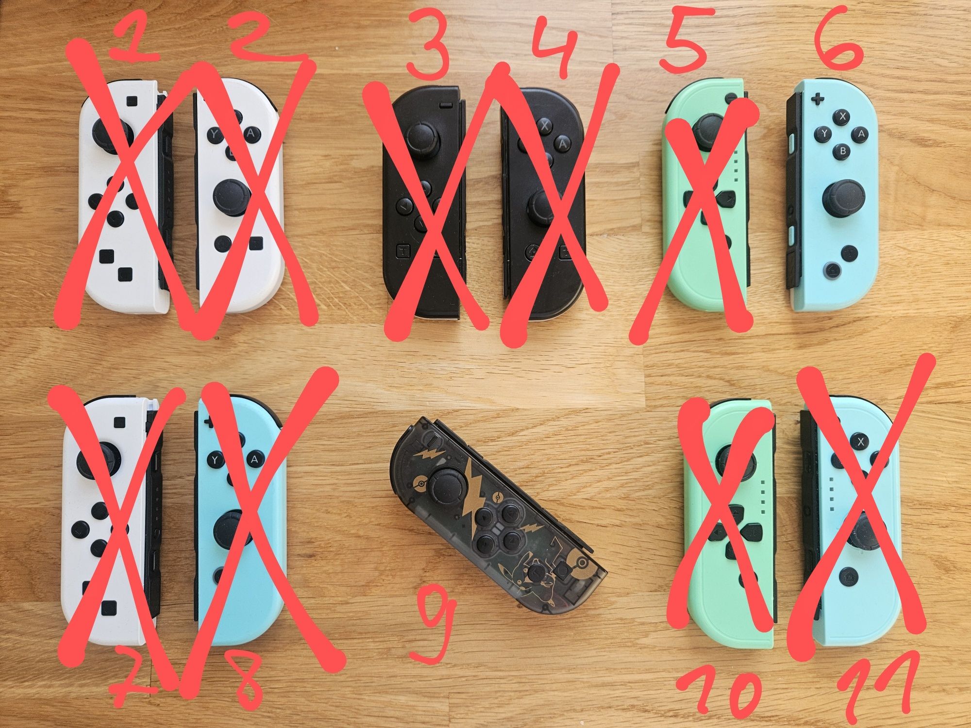 SPRAWNY Joy-con PRAWY / LEWY pad Nintendo Switch joy con do V1 V2 OLED