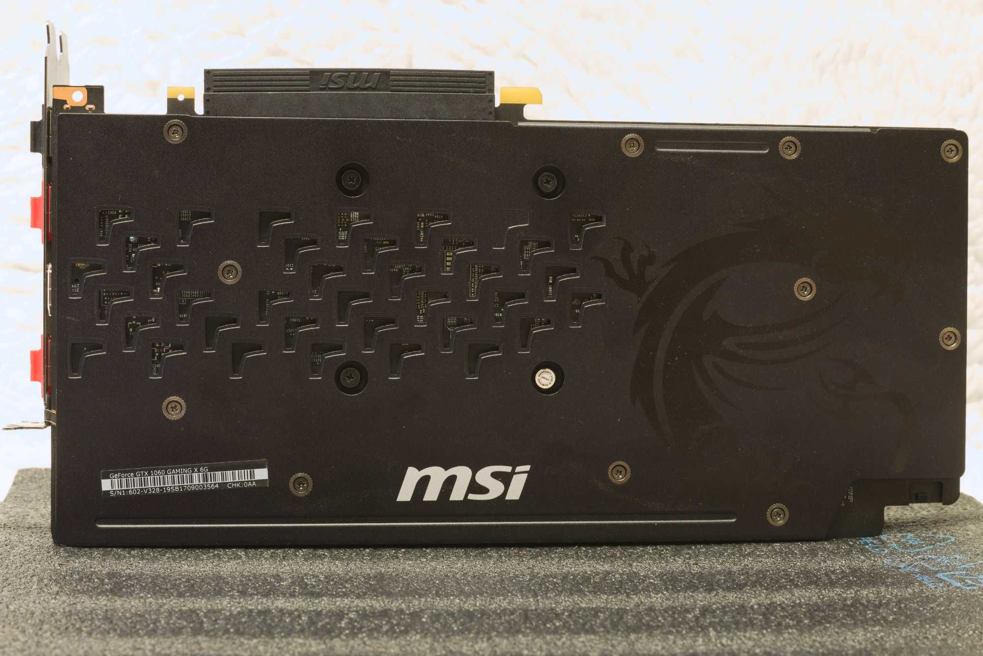MSI GeForce GTX 1060 GAMING X 6GB GDDR5 - mało używana!!!