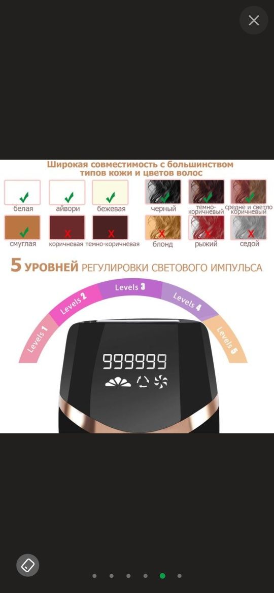 Фотоепілятор IPL Hair Removal CL5