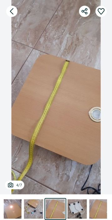 Oferta od 22.10 do 28.10. Deska jako podstawka pod kwiata z  oswietlem