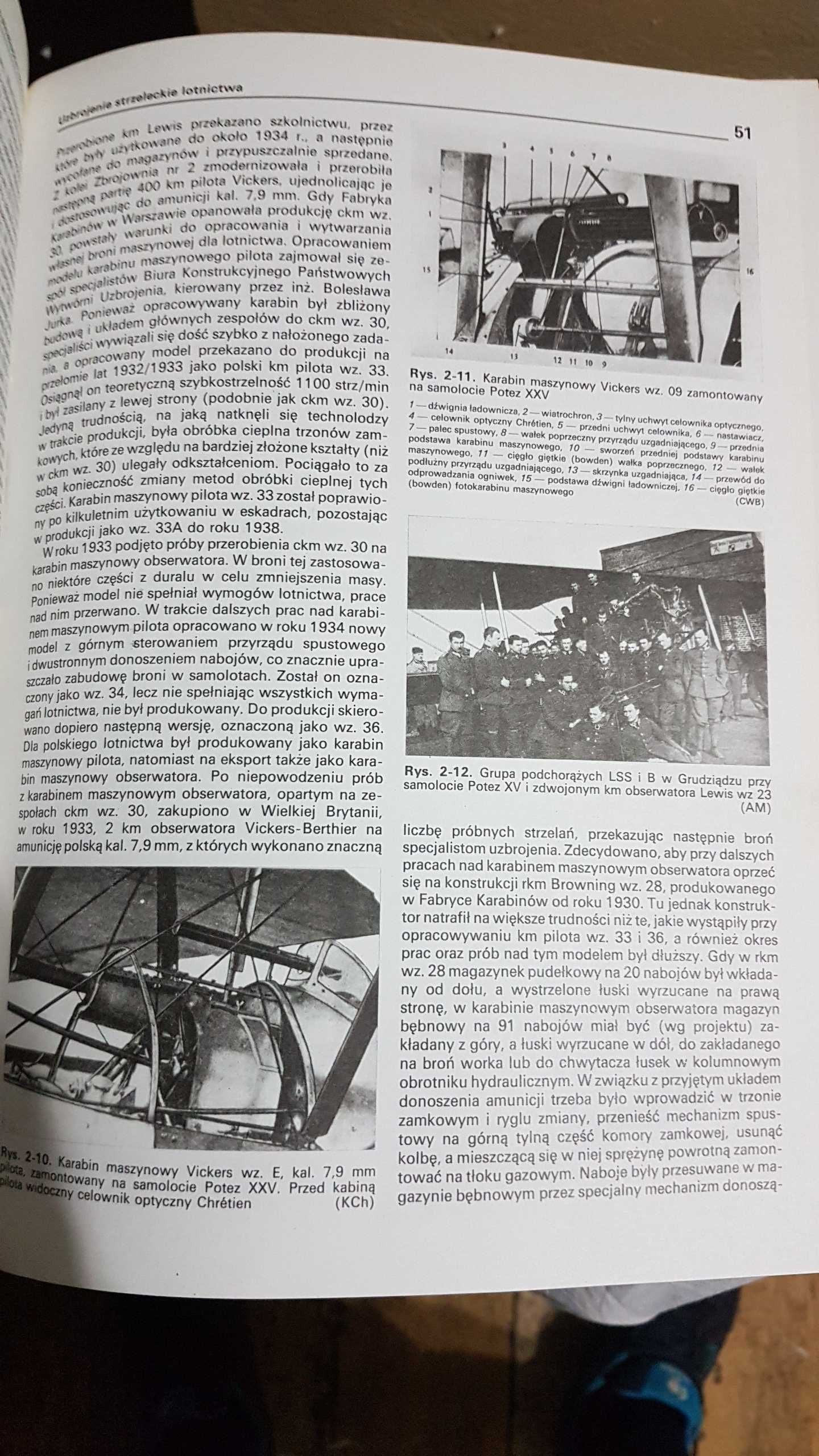 stara książka uzbrojenie lotnictwa polskiego