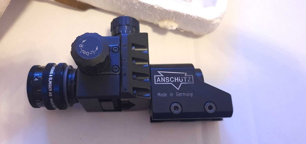 Muszka tunelowa przeziernik diopter inserty celownik Anschutz