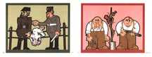 Abel Manta - gravuras Caricaturas Portuguesas dos Anos de Salazar 1