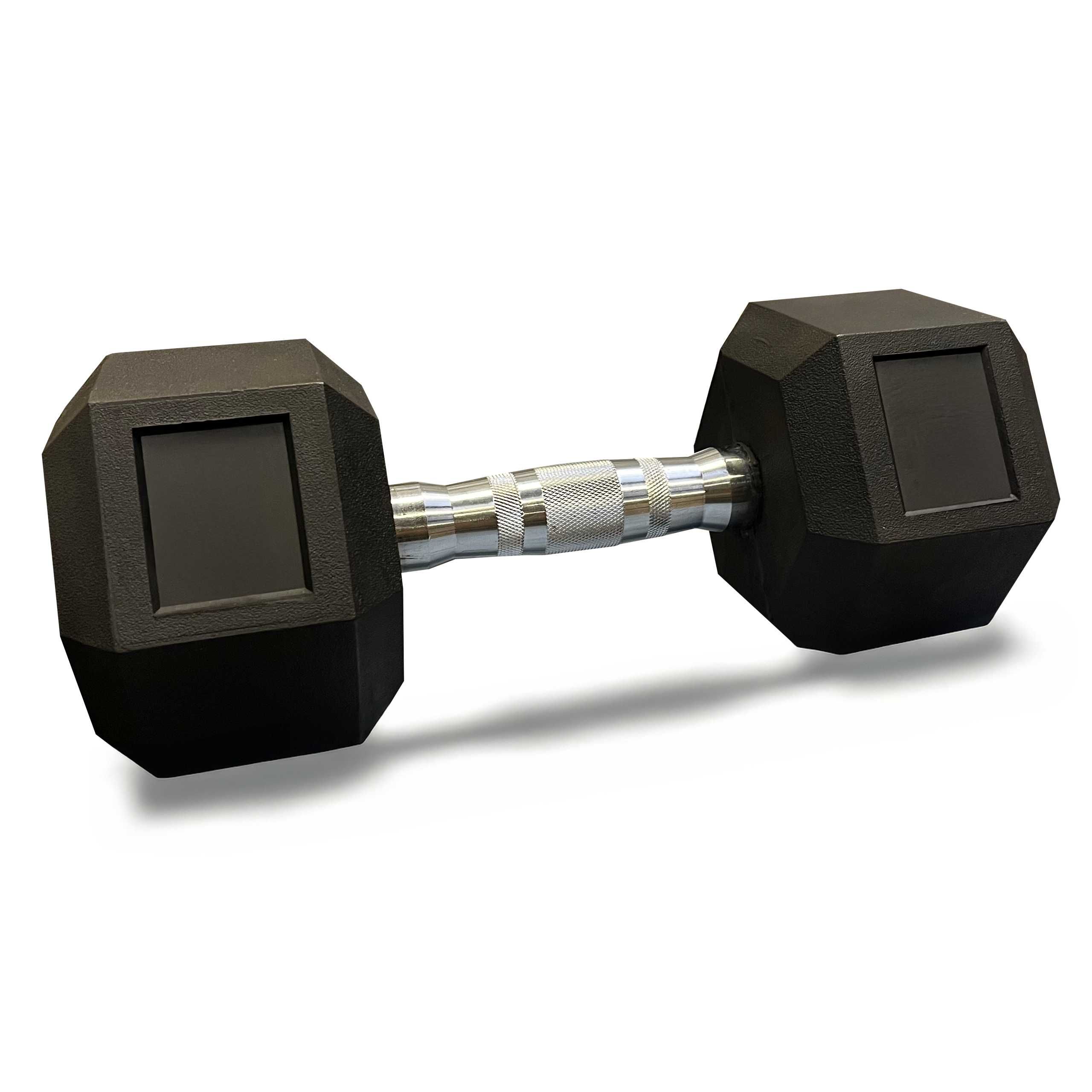 Hantel żeliwny hex 10KG do ćwiczeń gumowany żeliwo powlekane