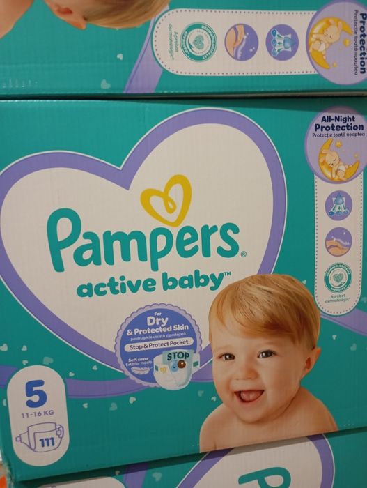 Pieluszki Pampers Active Baby Rozmiar 5 111 szt.