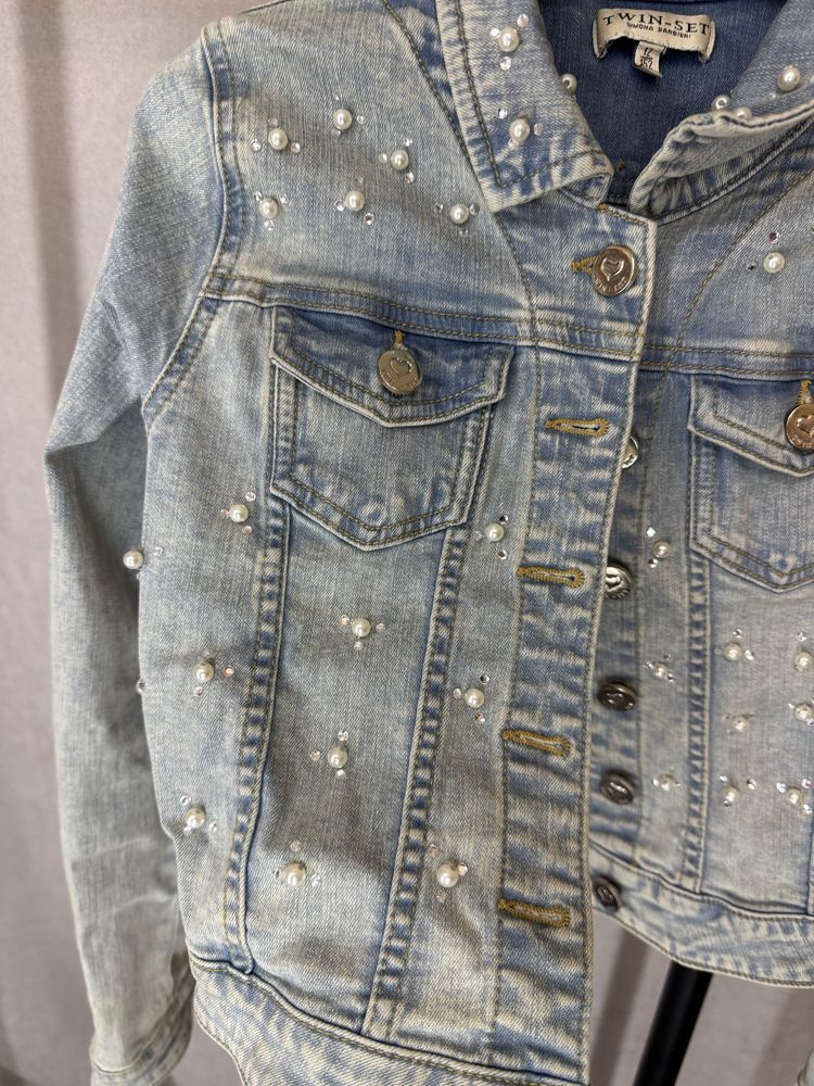 Продам дитячу джинсову куртку twin-set