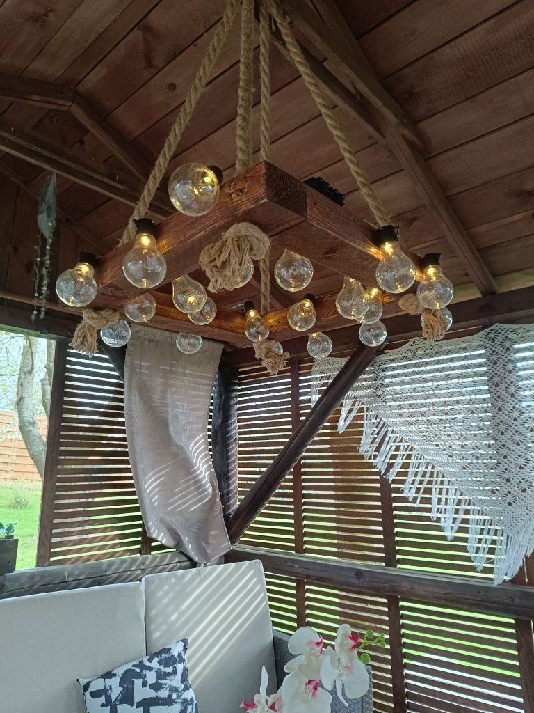 Lampa wisząca rustykalna