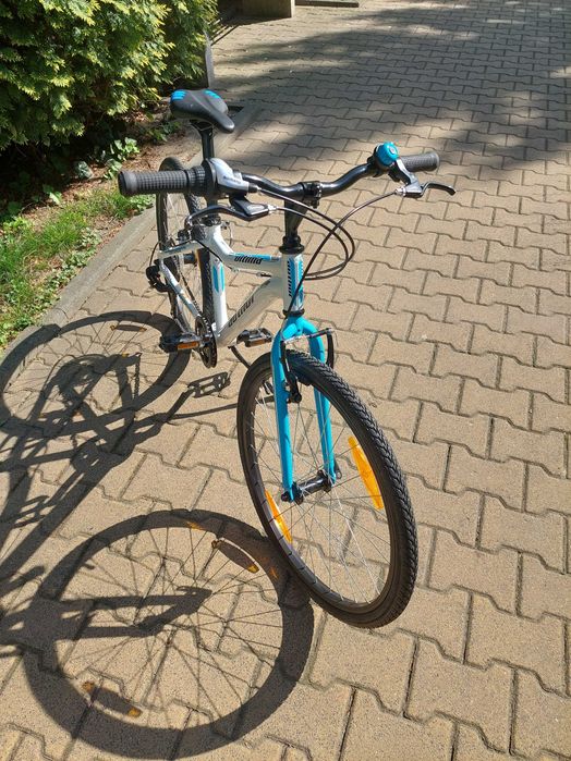 Markowy rower AUTHOR ULTIMA 24, model 2019, biało-niebieski.