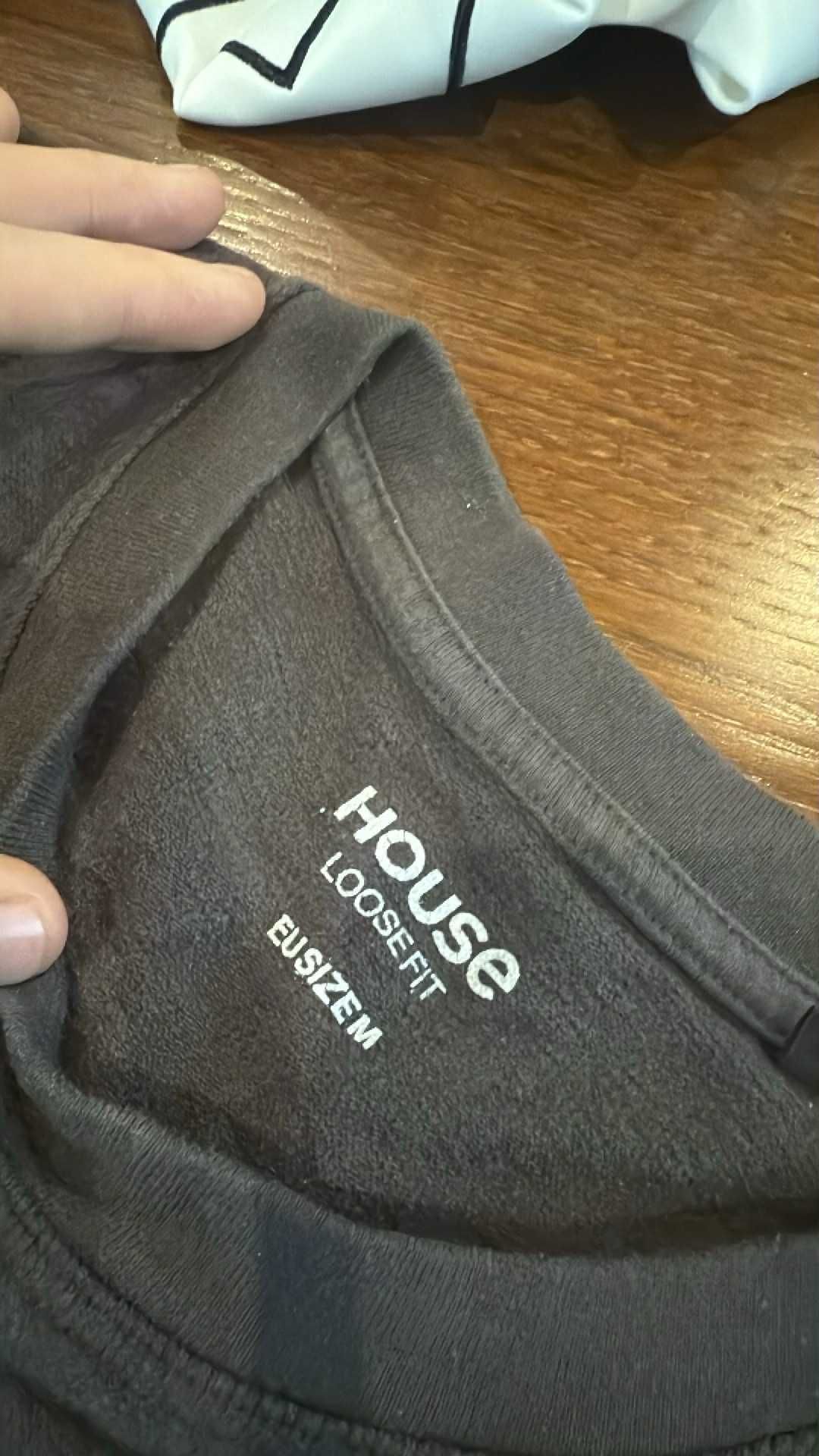 Granatowy T-shirt House
