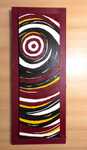 Pintura abstrata acrilico sobre tela (40x100cm)