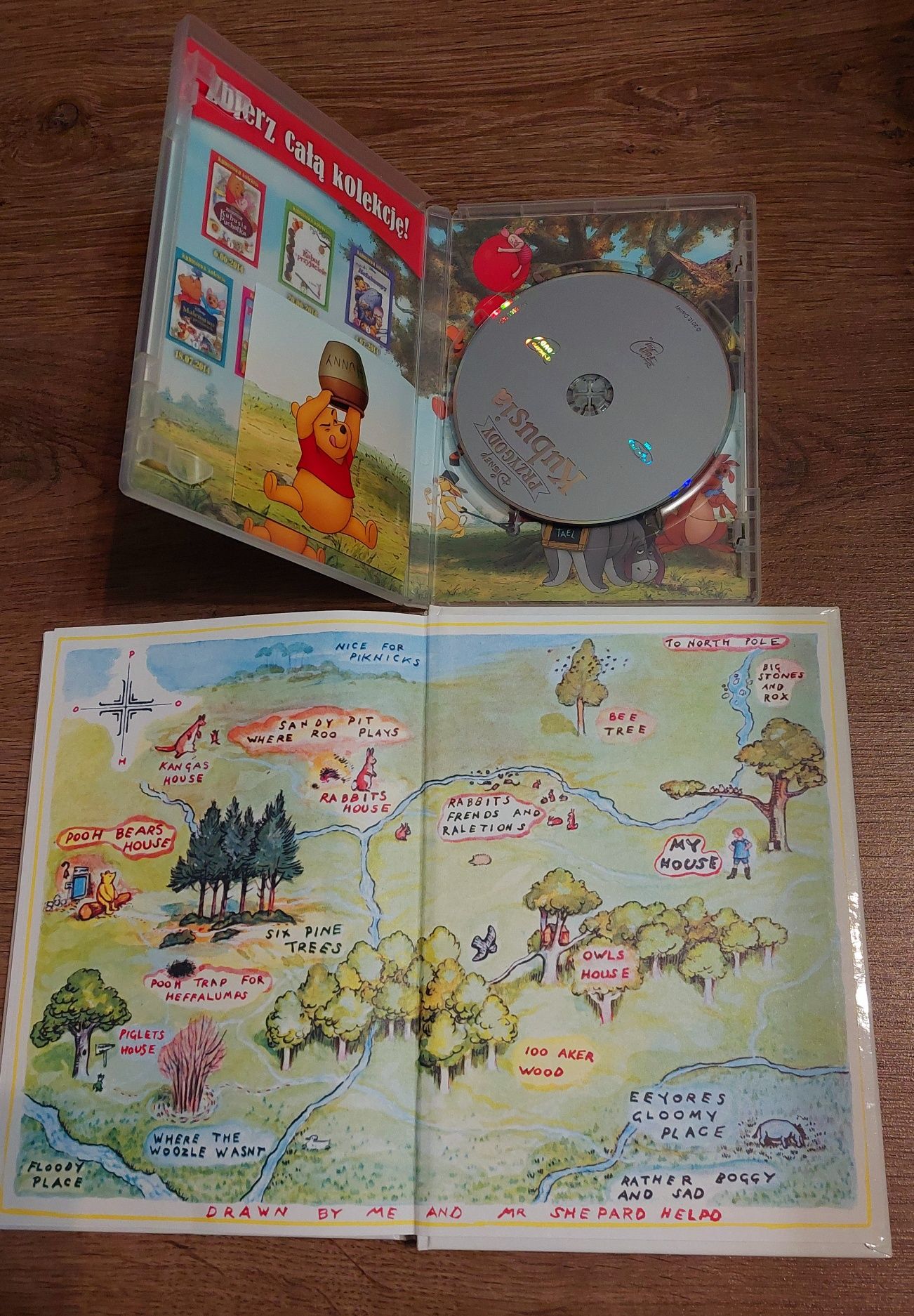 Kubuś Puchatek. Wersja angielsko-polska Książka kubek Bajka CD