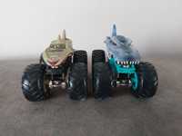 Autka Monster Truck Hot Wheels Leopard Shark i Mega-Wrex