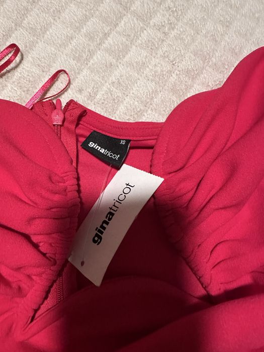 Nowa sukienka mini różowa, rozmiar XS