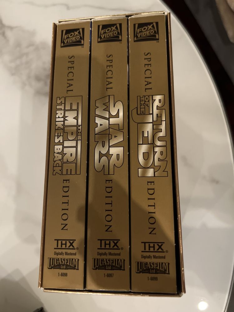 Starwars VHS special edition trylogia