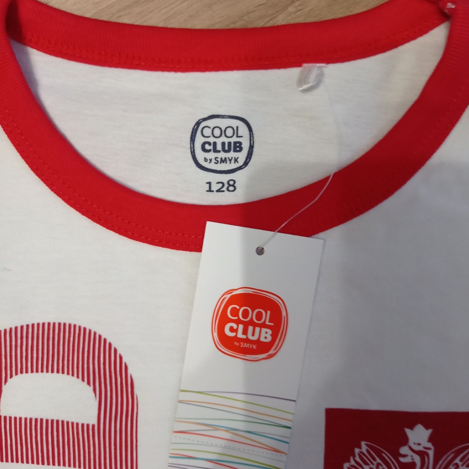 Koszulka Polska z numerem 9, cool club, rozmiar 134