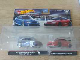 Hot Wheels Premium

Mitsubishi Lancer Evolution VI + 95 Eclipse