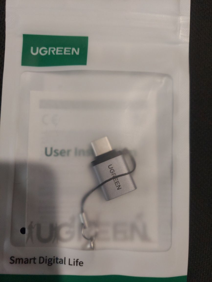 UGREEN USB Ethernet-адаптер 1000/100 Мбит/с USB3.0/USB2.0 HUB USB-RJ45