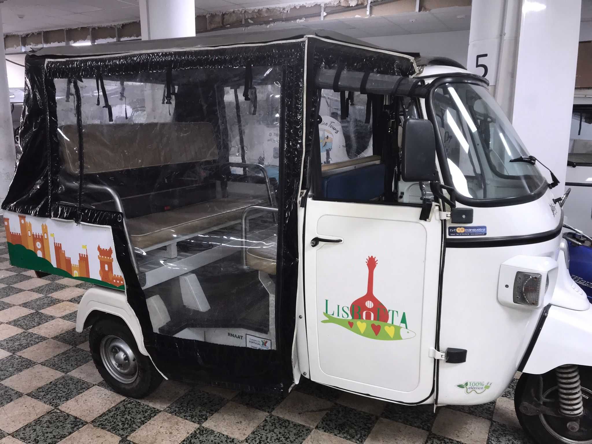 Tuk Tuk Piaggio Ape Classic E-400 Eletrico