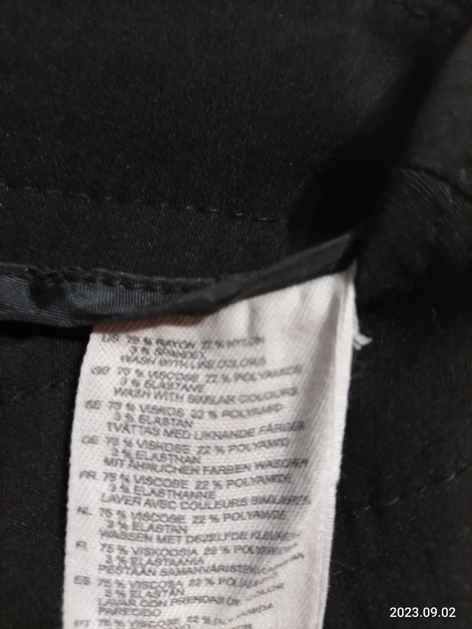 Школьные черные штаны бриджи HМ размер eur36 us6, бу,