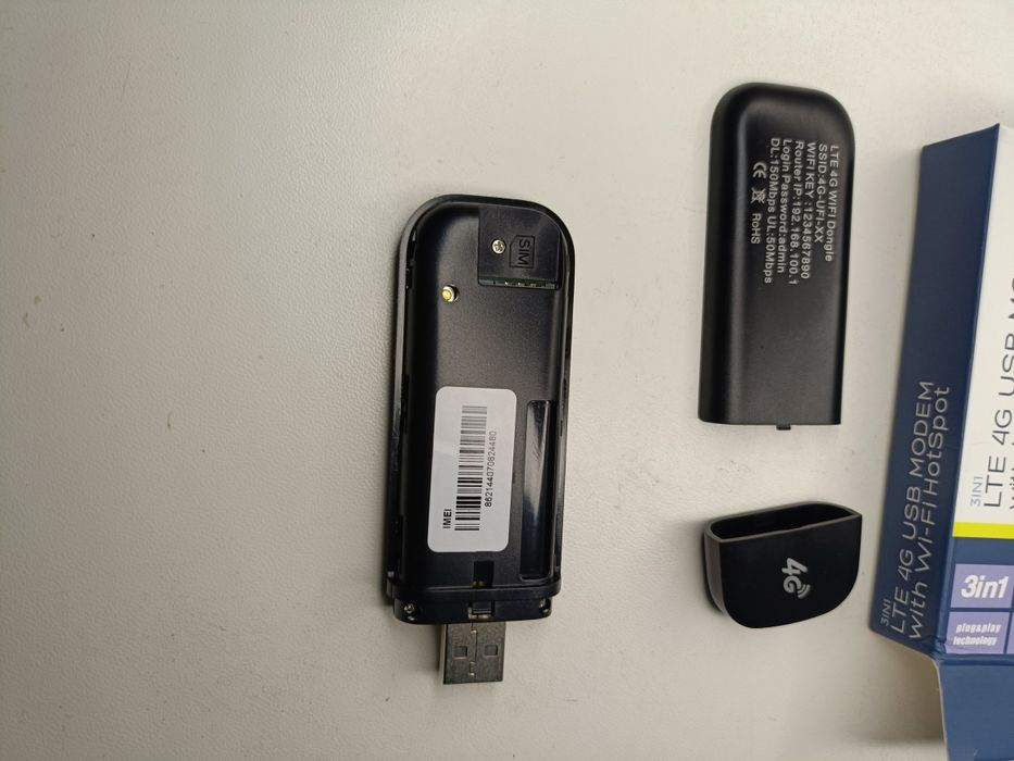 Мобільний 4G модем під сім карту 150 Мб/с, USB, WI-FI, вай фай модем