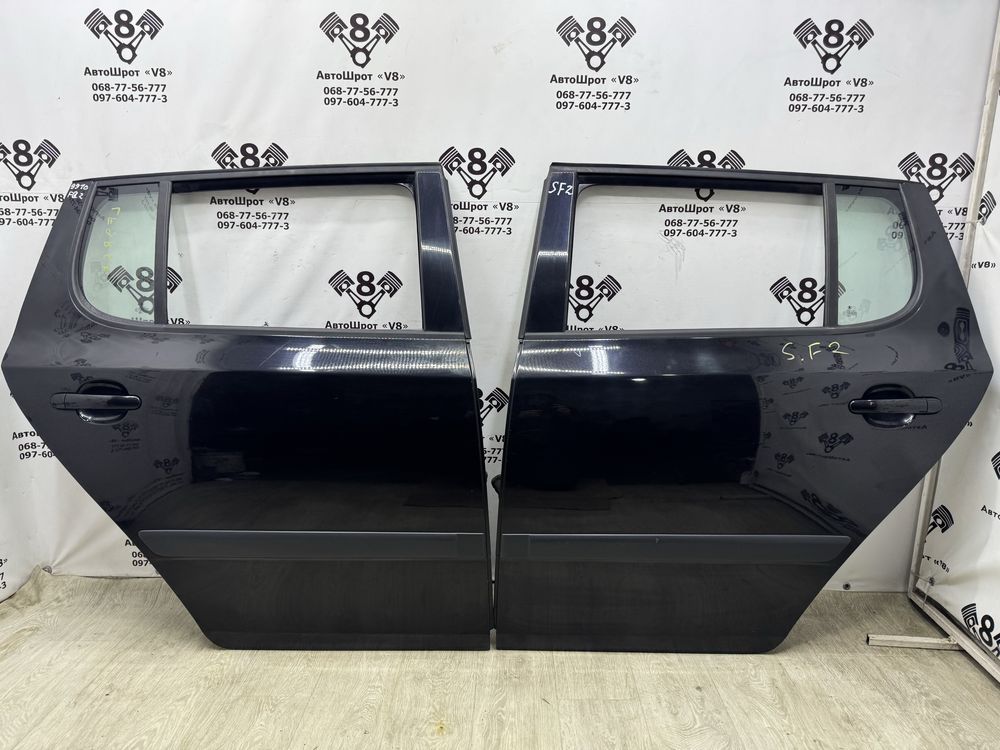 Дверка задня Skoda Fabia 2 шкода фабія 2 двері задні 9910
