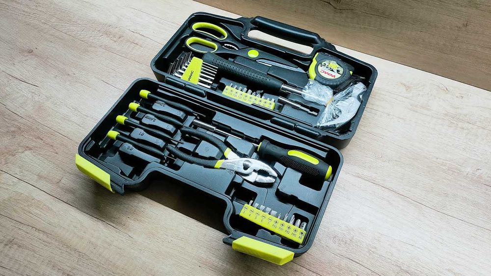 Uniwersalny zestaw narzędzi WMC, toolbox, skrzynka narzędziowa, 40 el.