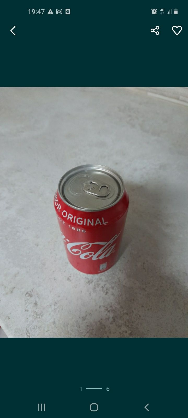 Lata de coca cola rara com erro de fabrico posso trocar por alfa romeu