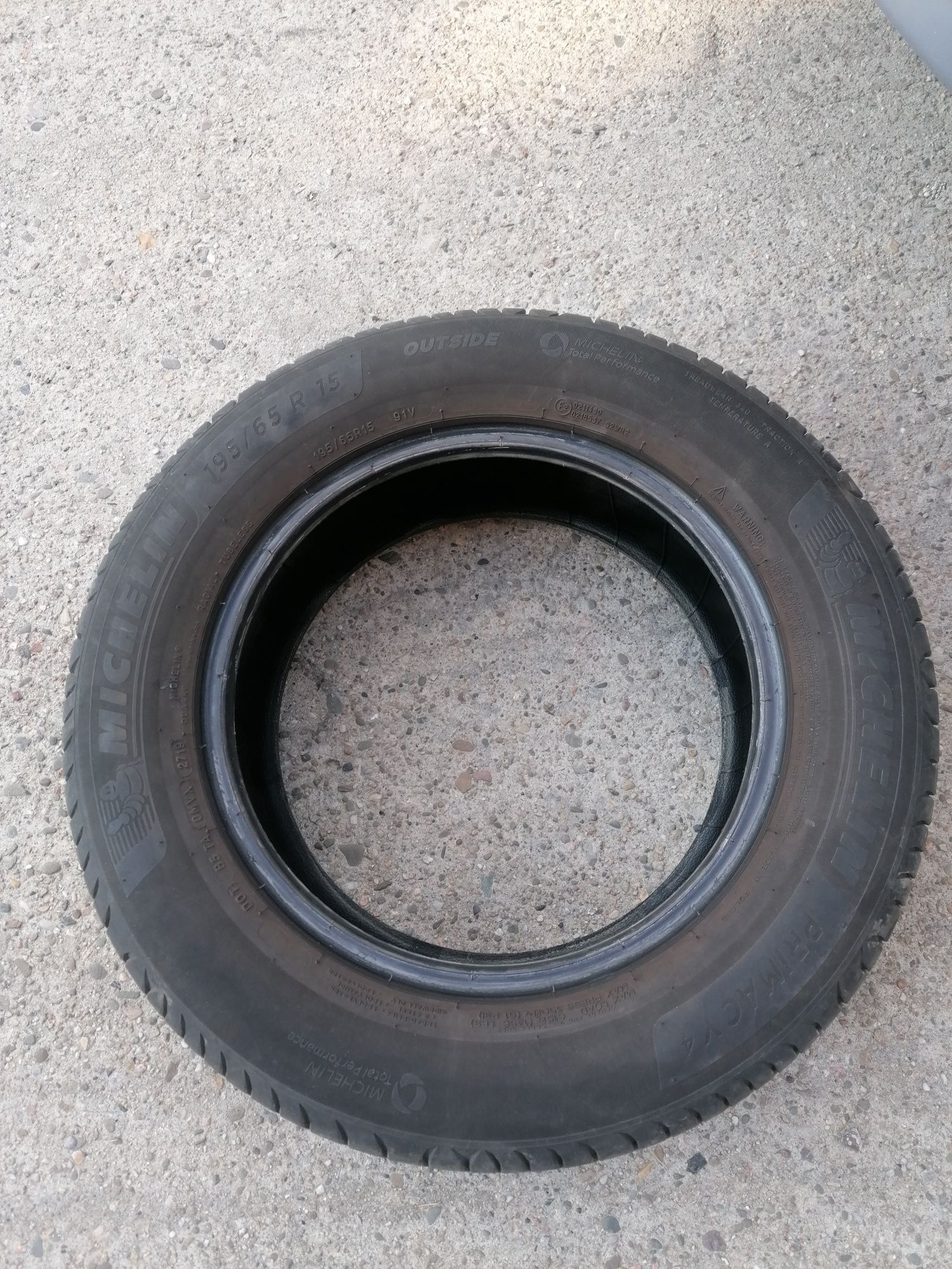 Opona letnia michelin 195/65/15 (1 sztuka)