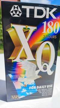 Kaseta video VHS TDK XQ180 nowa