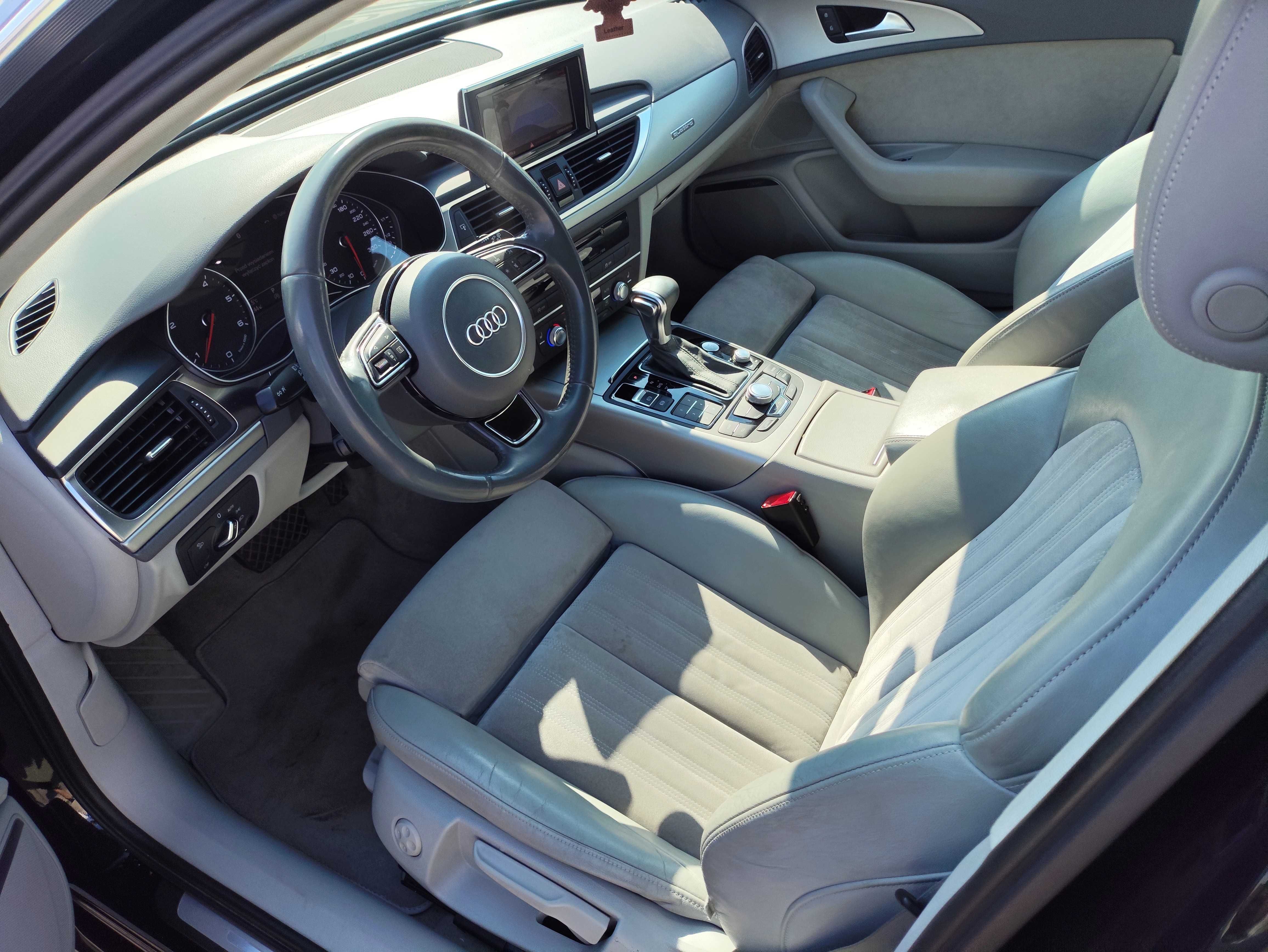 Audi A6 C7 3.0 TDI Quattro Automat Kamera ki PDC Jasny Środek 2014 Rok