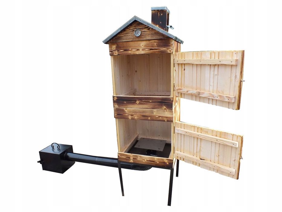 Wędzarnia Drewniana Ogrodowa Impregnowana obita blachą