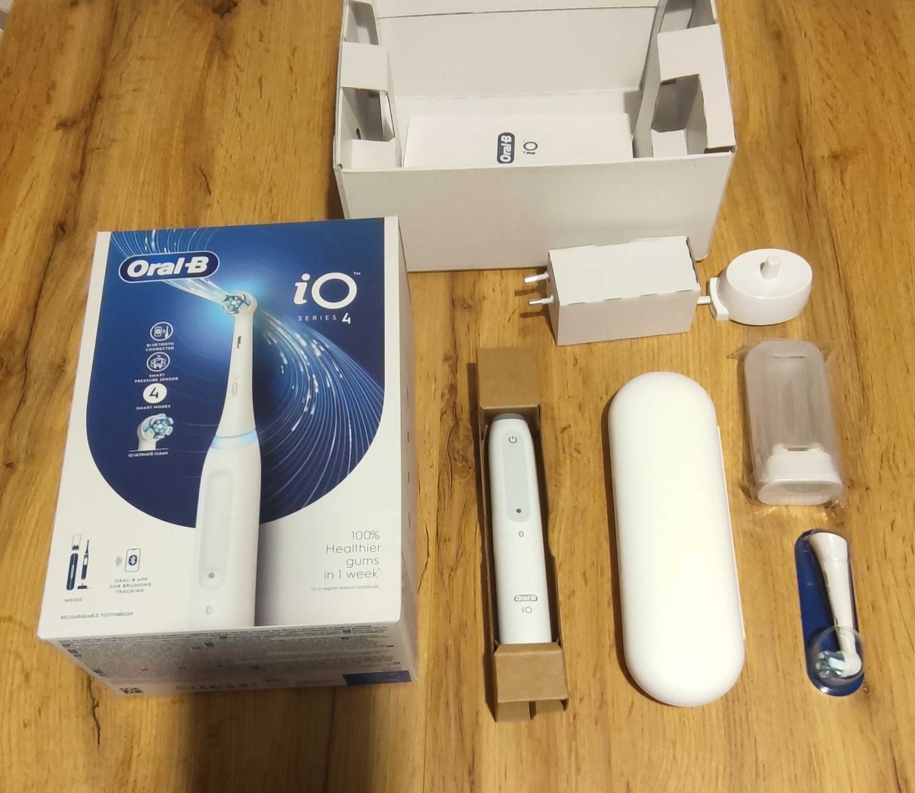 Oral-B iO 4 White szczoteczka elektryczna magnetyczna biała