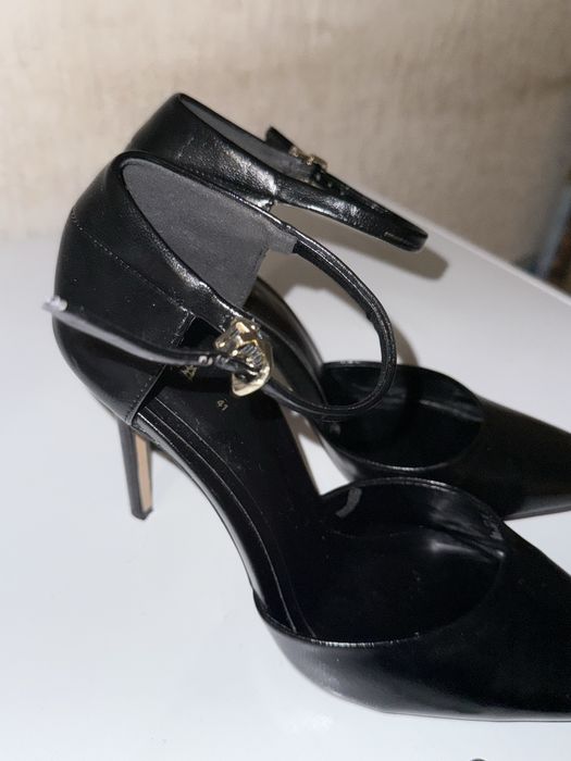 Лодочки Zara черные, 41 размер
