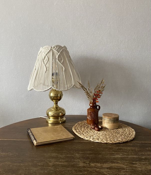 Stara lampa mosiężna