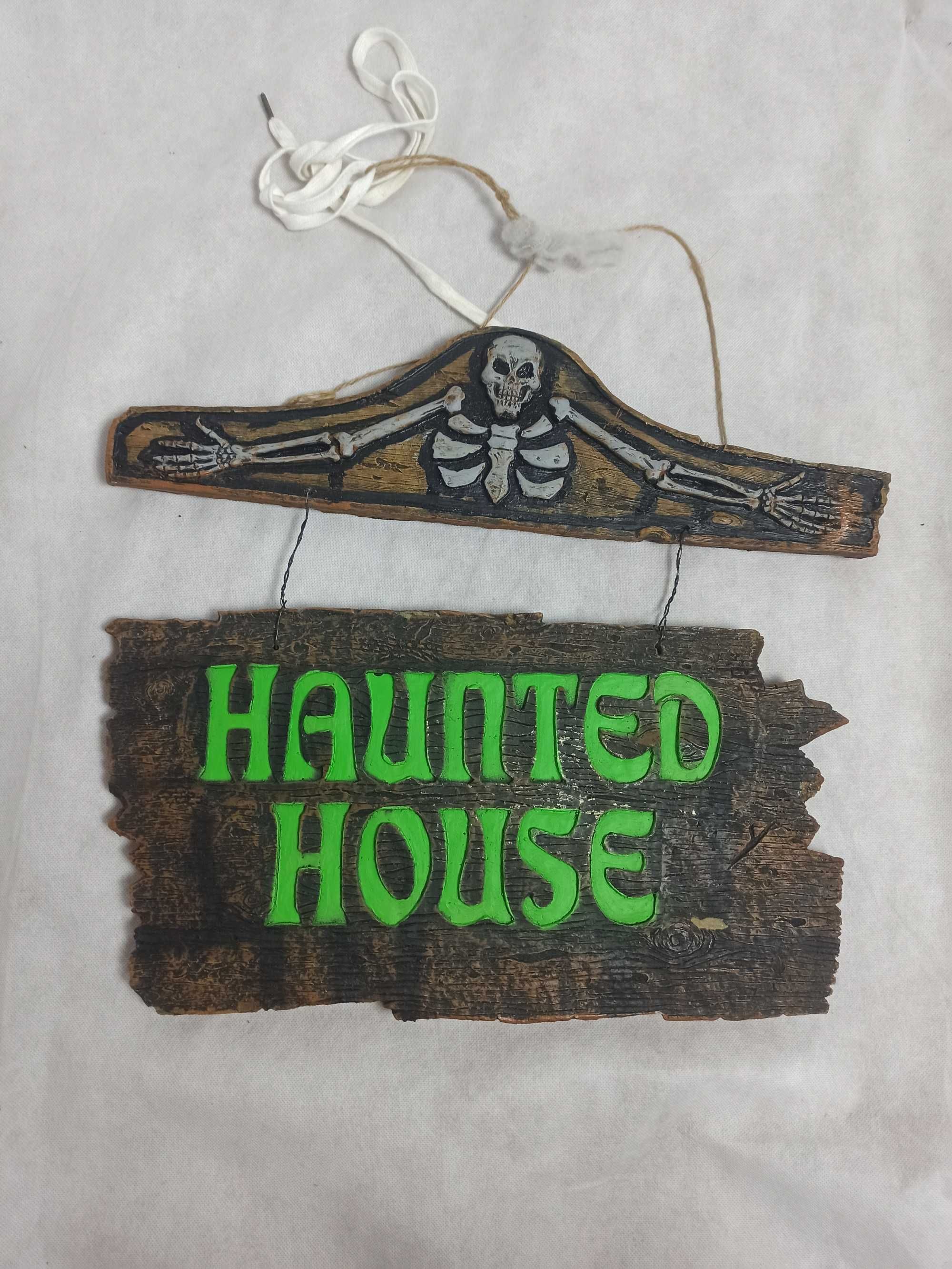 Ozdoba Haunted House Sign Nawiedzony dom
