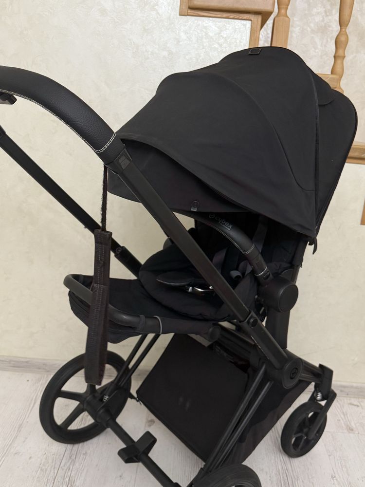 Cybex priam 3.0 комплект 3 в 1 deep black