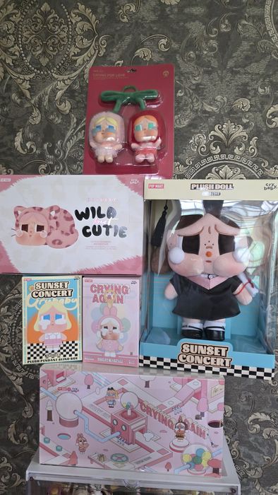 Оригиналы!! Cry Babу pop mart брелки и фигурки
