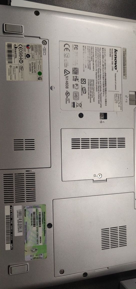 Lenovo 3000 N100 100gb HDD 1gb ram ddr2