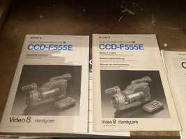 Manual original Sony handyman video 8 CCD-F555E