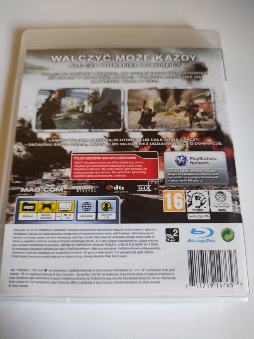 do sprzedania posiadam grę na PS3
Mag dystrybucji polskiej wydanie zad