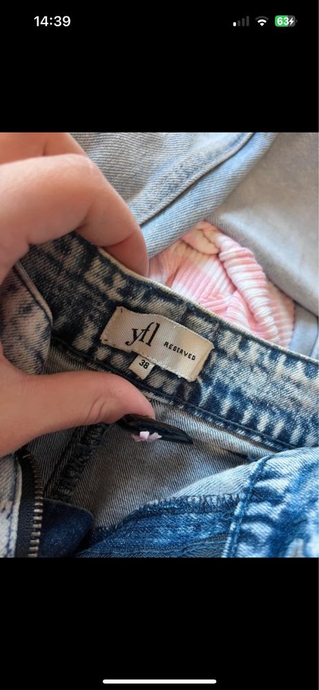 Spodenki jeansowe reserved