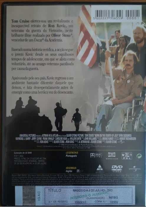 DVD "Nascido a 4 de Julho"
